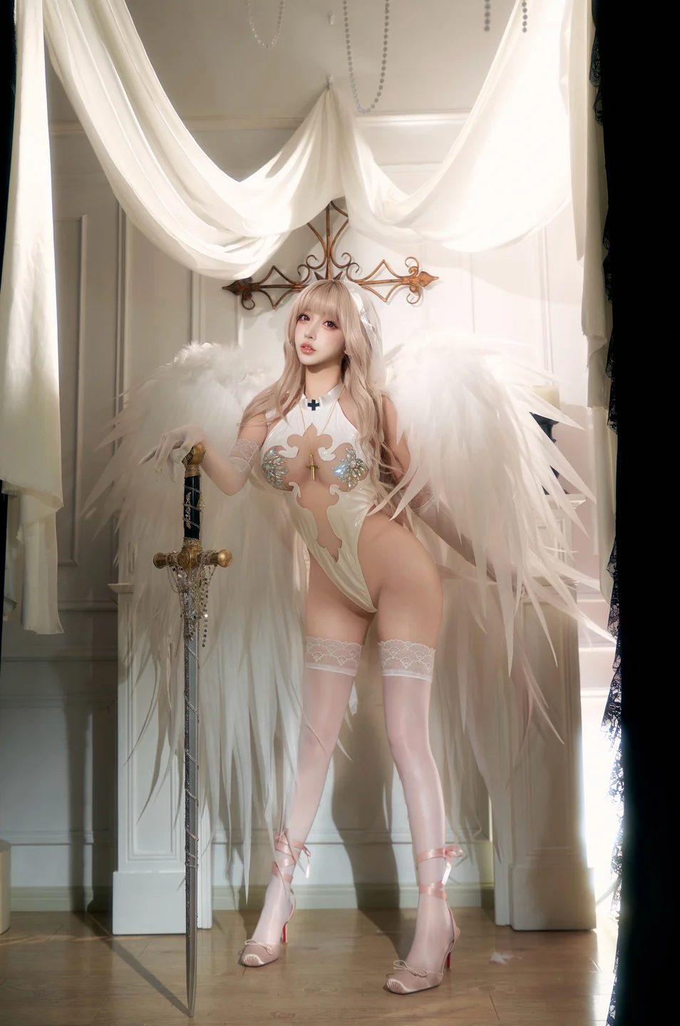 过期米线线喵 - No.176 与神同行 [53P-435MB] tg@simisebaisi 【丝足阁】006.webp